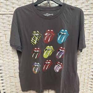 The Rolling Stones‎ xl t-shirt size xl grey 100 cotton